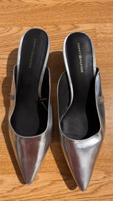Women shoes mules leather Tommy Hilfiger