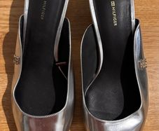 Women shoes mules leather Tommy Hilfiger