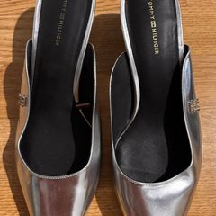 Women shoes mules leather Tommy Hilfiger