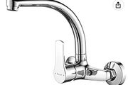 Ibergrif M16357 Wall Mounted Kitchen Tap Single Lever Mixer Tap