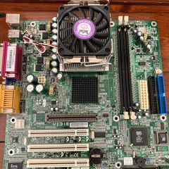 Vintage FIC VI31E Socket 478 Motherboard + Pentium 4 2.26GHz + Heatsink/Fan