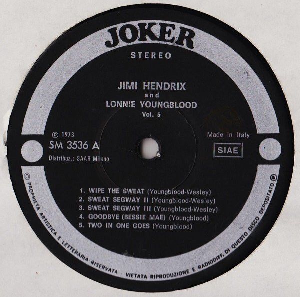 Jimi Hendrix  Lonnie Youngblood  Together (Vol. 5