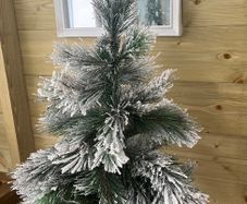 Small Flocked Christmas Trees