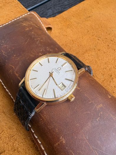 Omega Automatic 166.0202 Vintage Gold-Plated Dress Watch