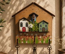handcrafted wooden key holders!