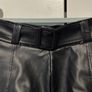 Faux leather shorts Image 2