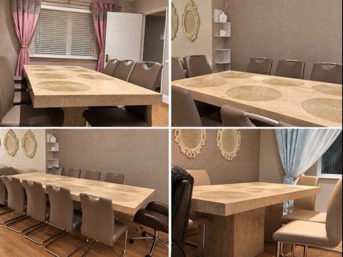 marble dining table