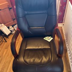Brown Orthopedic Armchair