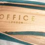 PRICE DROPOffice London, Ladies teal mid heal shoes , Size 41/7.5 Image 4