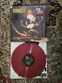 Public Enemy: yo bum rush the show.. LP red vinyl