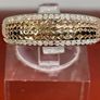 Whiter Diamond & Champagne Diamond Ring in 18K Vermeil Rose Gold Plated Sterling Silver Image 2