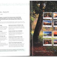 2015 Jersey Stamp Year Book (hardback) issued by Jersey Post includes 28 images of contents