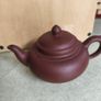 Purple Clay Teapot Cui Guoyun Signed Old Chinese Handmade Yixing Zisha Small Teapot . Image 7