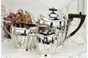Antique Silver Plated Ornate Edwardian Tea Set
