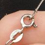 Sterling Silver Love Heart Pendant Set Image 4