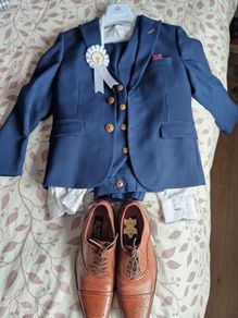 Kids suit and shoes