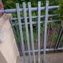 10x Galvanised Steel Posts,  Rails 122cm Long Image 2