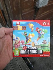 Super Mario Bros Wii Nintendo Wii Game Cardboard Sleeve