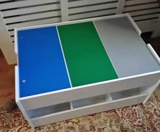 lego table and storage unit