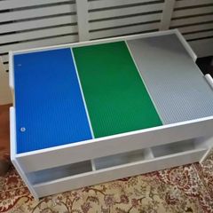 lego table and storage unit
