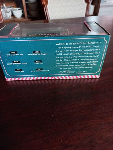 Corgi Eddie Stobart Ford Cargo Box Van Fathers Day Gift Present