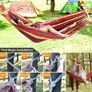 2 Seater Outdoor Hammock Swing Bed Garden Camping Image 4