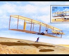 2003 Ireland Centenary of Powered Flight Wright Flyer Commemorative Stamp Miniature Sheet Mint Never Hinged (MNH)