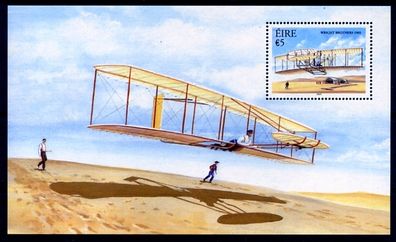 2003 Ireland Centenary of Powered Flight Wright Flyer Commemorative Stamp Miniature Sheet Mint Never Hinged (MNH)