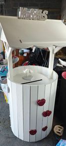 Wedding Wishing Well Card Box Mr & Mrs