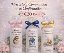 Personalised Communion and Confirmation candles
