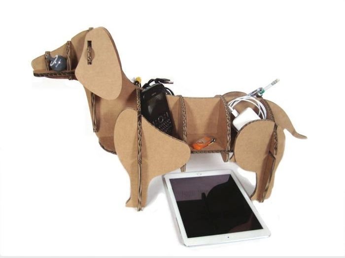 Brand new cardboard shelf - dog shelf