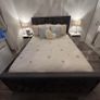 king size grey bed Image 2