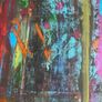 Large hand painted and signed canvas Image 4