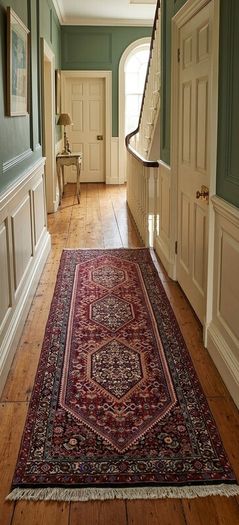 Stunning Persian Bidjar Rug and Runner Hand Knotted Rug Carpet