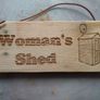 Womans Shed Rustic Garden Board for Mum Image 4