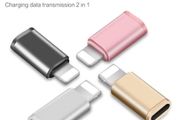 2 X Aluminum Alloy USB-C (Female) to Apple Lightning 8 Pin (Male) Fast Charging/Data Sync Convertor/Adapter (Brand New/Warranty)