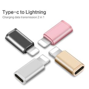 2 X Aluminum Alloy USB-C (Female) to Apple Lightning 8 Pin (Male) Fast Charging/Data Sync Convertor/Adapter (Brand New/Warranty)