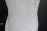Principles ladies white lace style top size 8