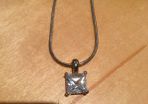 Silver Fashion Diamonte Necklace