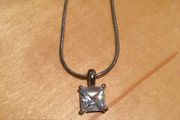 Silver Fashion Diamonte Necklace