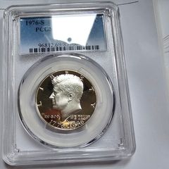 1976-S Kennedy Half Dollar Silver PCGS Graded Proof PR69 DCAM Deep Cameo Proof