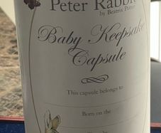 Peter Rabbit  Baby keepsake capsule