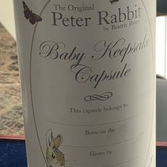 Peter Rabbit  Baby keepsake capsule
