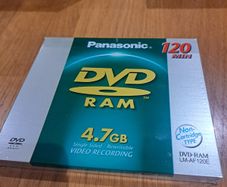 Panasonic DVD-RAM LM-AF120E, 1 unopened