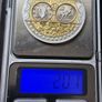IRELAND 2003 EIRE .999 Silver Europa Gold Gilded Medal Image 3