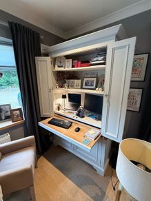 Neptune Chichester Workstation / Home Office Cabinet