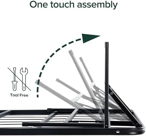 Folding Guest Bed Frame King (150 x 200 cm)