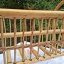 Vintage Bamboo and Rattan Magazine Rack Image 5