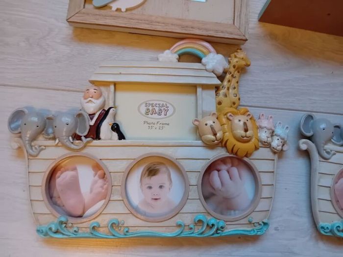 baby picture frames mix lot
