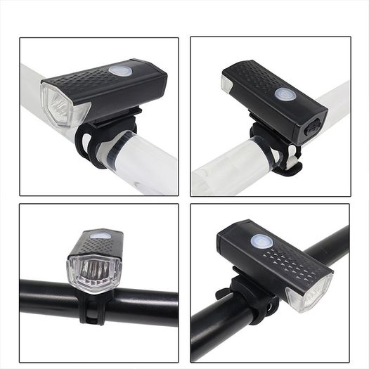 Bike Light, USB LED Rechargeable, Front and rear, Headlight Lamp Flashlight Cycling Safety Warning Light